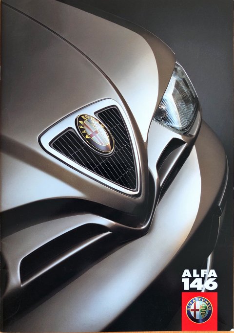 Alfa Romeo 146 nr. 04.9.2518.22, 1999-03 A4, 32, NL year 1999 folder brochure