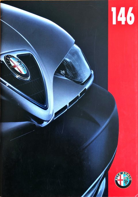 Alfa Romeo 146 nr. 46249063-III:96, 1996 A4, 44, NL year 1996 folder brochure