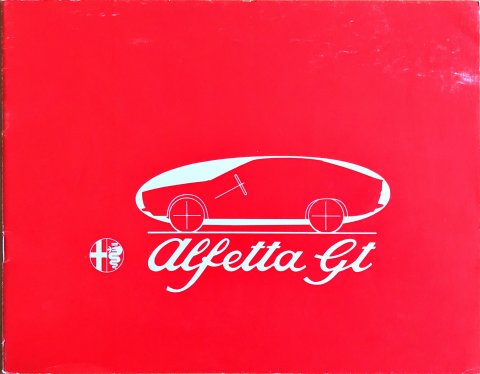 Alfa Romeo Alfetta GT nr. 746 C 239, 1974 22,0 x 28,0, 22, NL year 1974 folder brochure