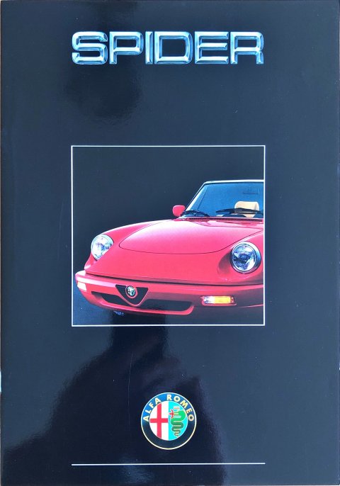 Alfa Romeo Spider nr. 904-990, 1990-04 A4, 20, NL year 1990 folder brochure