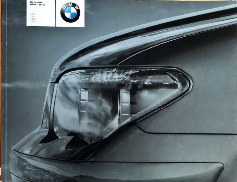 BMW 7-serie (E65) nr. 211 007 054 65, 2002 (1:02) 23,0 x 29,0, 132, NL year 2002 folder brochure
