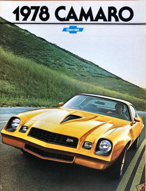 Chevrolet Camaro 78 nr. 3571, 1977-07 EN 1977 folder brochure