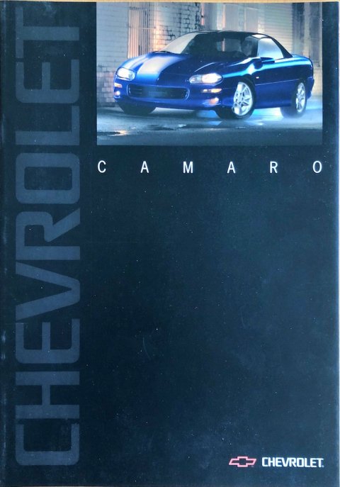 Chevrolet Camaro nr. DE 01 20002, 1999-09 DE 1999 folder brochure