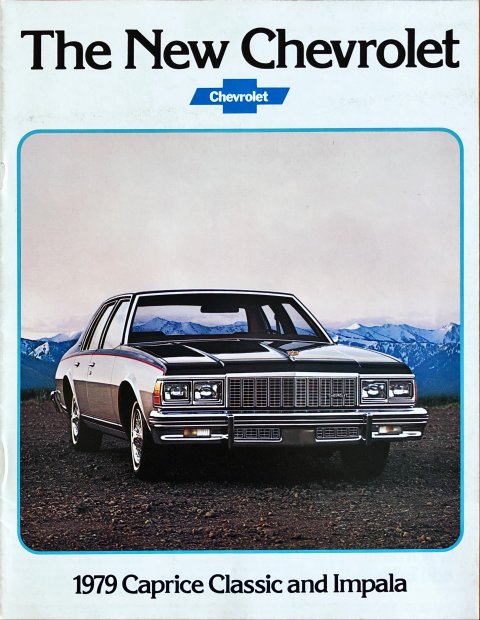 Chevrolet Caprice Classic and Impala 1979 nr. 3801, 1978-07 21,5 x 28,0, 16, EN year 1978 folder