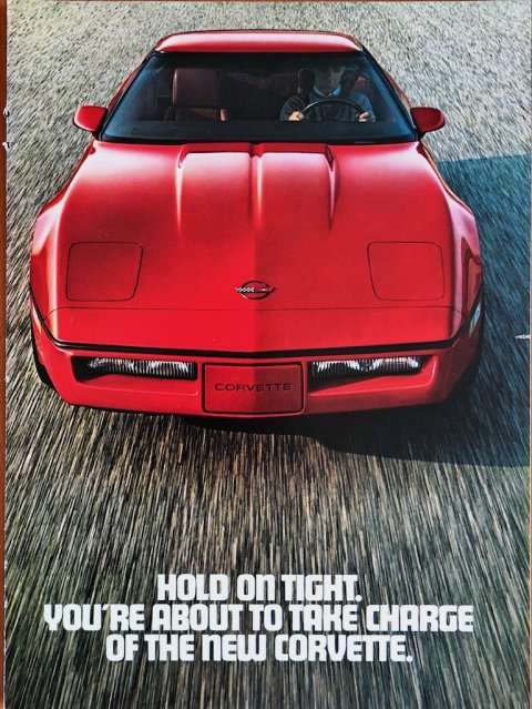 Chevrolet Corvette 75 nr. -, 1983 EN 1983 folder brochure