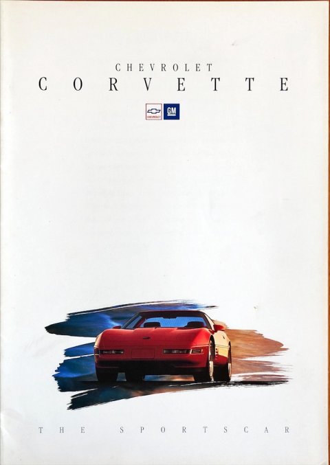 Chevrolet Corvette nr. -, 1993 A4, 16, NL year 1993 folder brochure
