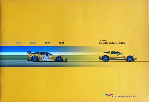 Chevrolet Corvette Victory Edition nr. 2CC605NL07AA, 2006 A4, 8, NL year 2006 folder brochure