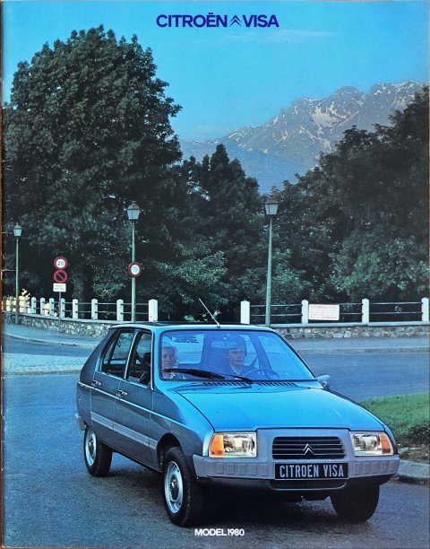 Citroën Visa nr. -, 1979 (mj. 1980) A4, 26, NL year 1979 folder brochure