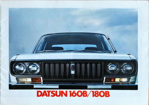 Datsun 160B - 180B nr. -, jaren 70 A4, 16, NL, € 2,5,= year jaren 70 folder brochure
