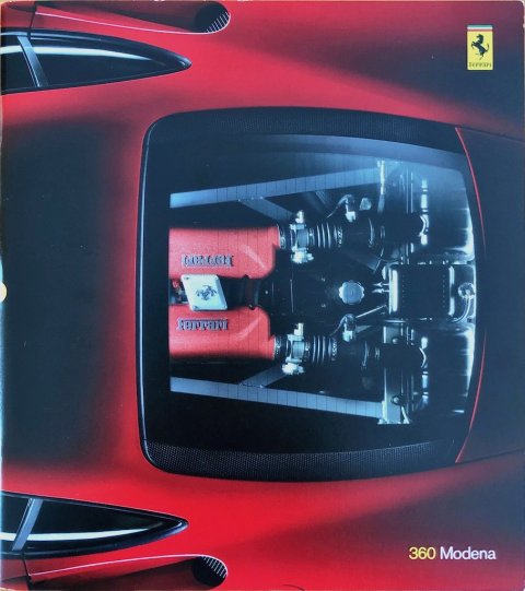 Ferrari 360 Modena (persmap) nr. 1471:99, 1999 24,2 x 27,1, 52, EN:IT folder brochure