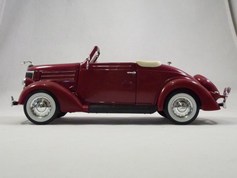 Ford DeLuxe cabriolet, 1936, Welly, 2422, scale 1op24