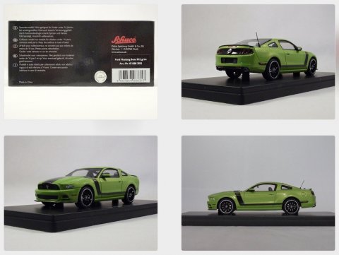 Ford Mustang Boss 302 Coupe, 2011, groen, Schuco Pro.R43, 450883100 website