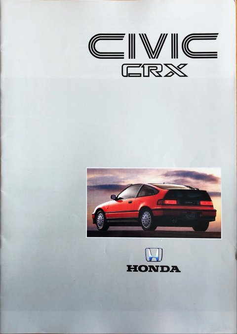 Honda CRX nr. 00101-006-999, 1990-05 A4, 20, NL year 1990 folder brochure
