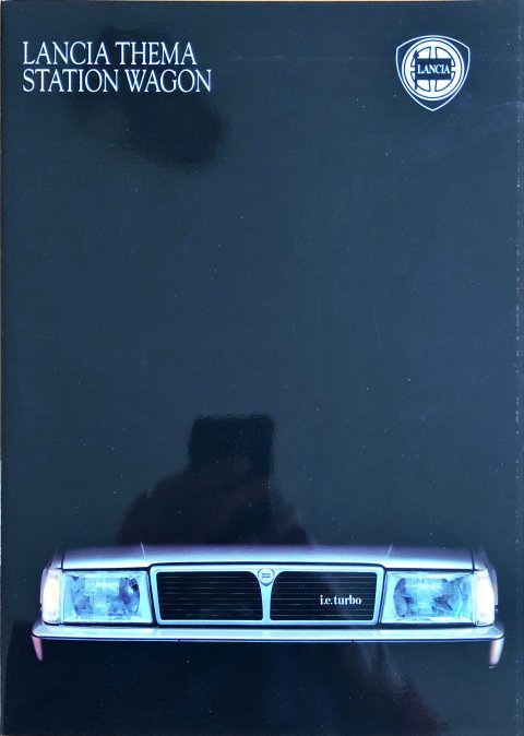 Lancia Thema Station wagon nr. 04.5.9523.08, 1987 A4, 26, EN year 1987 folder brochure