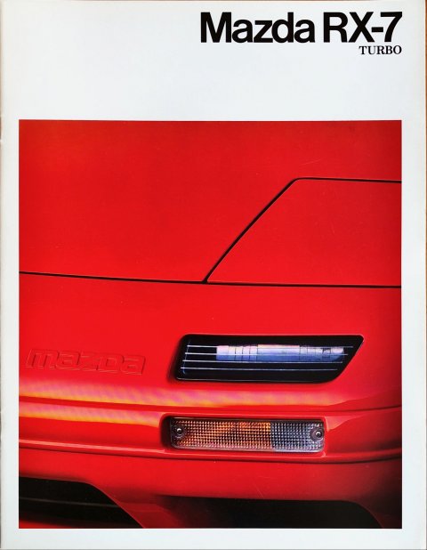 Mazda RX-7 Turbo nr. 012 P 28, 1990-07 21,5 x 28,0, 24, NL, € 5,= year 1990 folder brochure