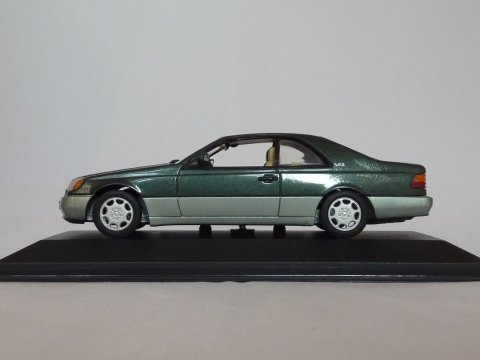 Mercedes 600 SEC, 1992-1996, groen, Minichamps, 32601