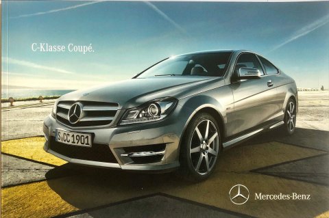 Mercedes C coupe W204 nr. 0351-07-00, 2011-06 19,3 x 28,4, 78, NL year 2011 folder brochure