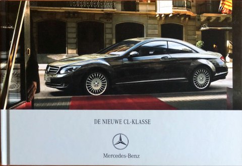 Mercedes CL coupe C216 nr. 0911-07-00, 2006-09 17,0 x 25,0 (boek), 92, NL year 2006 folder brochure