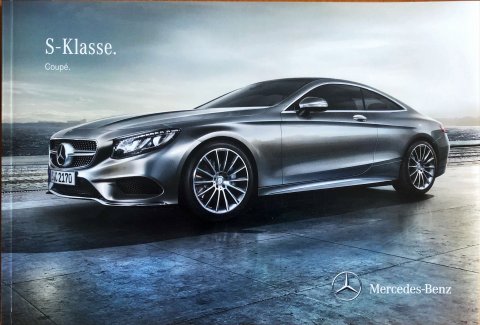 Mercedes S-klasse Coupé C217 nr. 0915-07-00, 2014-09 19,3 x 28,4, 68, NL year 2014 folder brochure