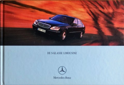 Mercedes S-klasse W220 nr. 0607-07-07, 2002-02 17,0 x 25,0 (boek), 68, NL year 2002 folder brochure