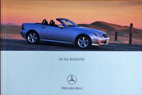 Mercedes SLK R170 nr. 0804-07-00, 2000-04 17,0 x 25,0, 56, NL 2000 folder brochure