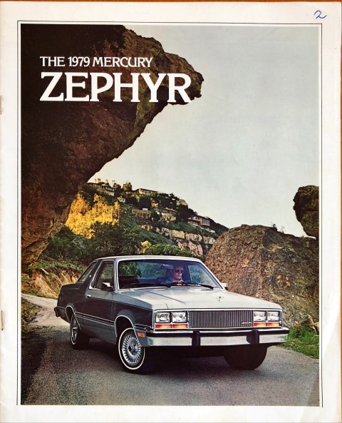 Mercury Zephyr 1979 nr. 79-204, 1978 23,0 x 28,5, 16, EN year 1978 folder brochure