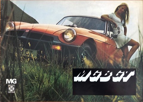MG B GT (rubber bumpers) nr. -, eind jaren 70 21,0 x 29,5, 12, NL year eind jaren 70 folder brochure