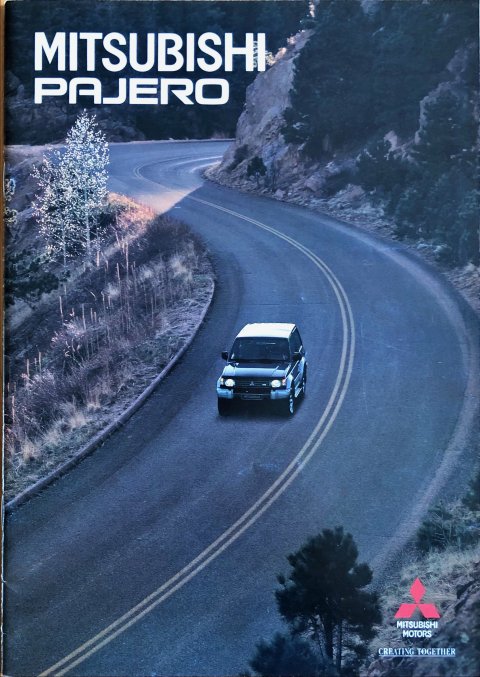 Mitsubishi Pajero nr. Be-PJR95CNL6 33OKT94, 1994 A4, 32, NL, € 1,= year 1994 folder brochure