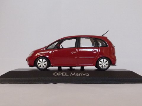 Opel Meriva, 2003, rood, Minichamps, 17 99 087 9163000