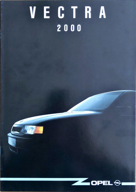 Opel Vectra 2000 nr. -, 1991-01 A4, 16, NL year 1991 folder brochure