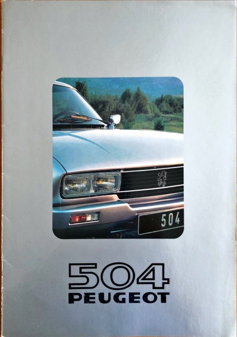 Peugeot 504 coupe en cabriolet nr. -, 1979 (mj. 1980) A4, 16, NL year 1979 folder brochure