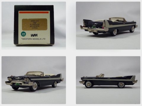 Plymouth Belvedere (cabriolet open), 1958, Western models, WMS 51X