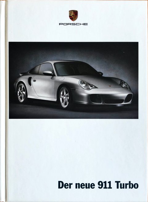 Porsche 911 (996) Turbo nr. WVK 171 010 00 D:WW, 2000-03 DE 2000 folder brochure