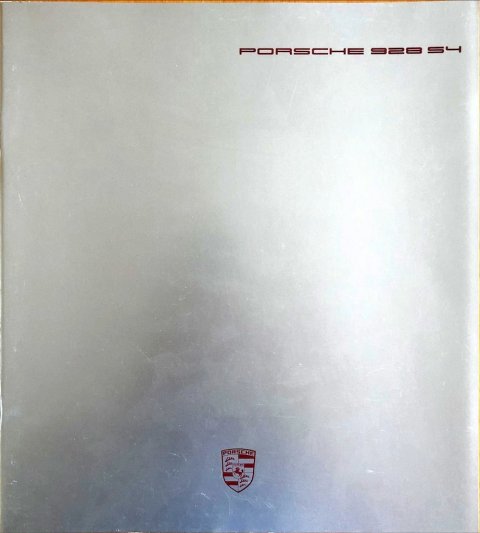 Porsche 928 S4 nr. WVK 103 410, 1987 (mj. 1988), DE year 1987 folder brochure