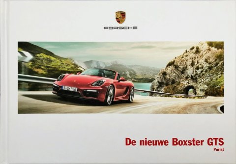 Porsche Boxster GTS nr. WSLB1501000191, 2014-03 NL 2014 folder brochure