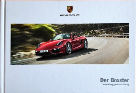 Porsche Boxster nr. WSLB1601000410 DE:WW, 2015-03 DE 2015 folder brochure