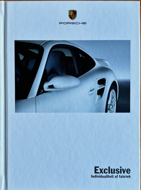 Porsche Exclusive nr. WVK 608 791 07, 2006 12 NL 2006 folder brochure
