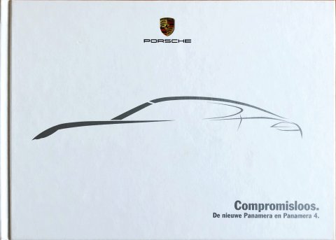 Porsche Panamera en Panamera 4 nr. WSRP 100 108 S291 NL/WW , 2010-01 A5 hard cover, 44, NL year 2010 folder brochure