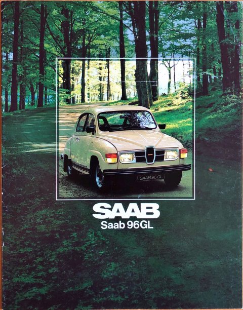 Saab 96 GL nr. -, 1978 (mj. 1979) 21,0 x 26,5, 12, NL year 1978 folder brochure
