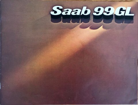 Saab 99 GL nr. 204362, 1976 (mj. 1977) 21,5 x 28,5, 32, NL year 1976 folder brochure (1)