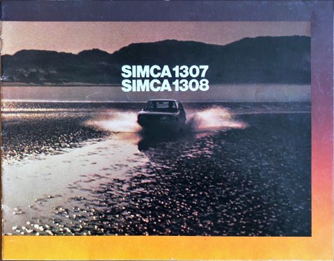 Simca 1307 - 1308 nr. -, 1975-08 23,0 x 30,0, 20, NL year 1975 folder brochure