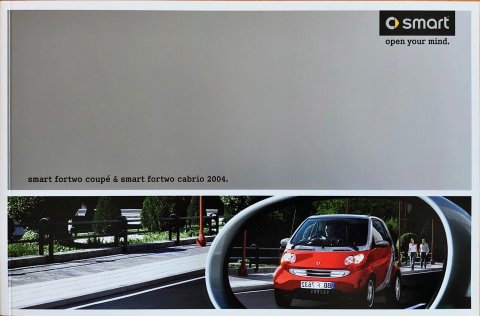 Smart Fortwo Coupe : Cabrio nr. 001 9098 V001, 2003 19,5 x 29,7, 52, NL year 2003 folder brochure