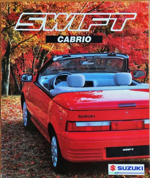 Suzuki Swift Cabrio nr. -, 1992-04 NL 1992 folder brochure