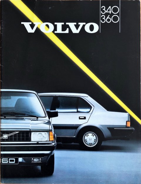 Volvo 340 : 360 nr. ASP:CAR BV 2211-87, 1986 (mj. 1987) 21,5 x 28,0, 40, NL year 1986 folder (1)