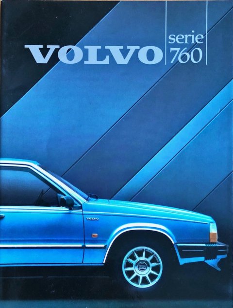 Volvo 760 nr. MS:PV 427-84, 1983 (mj. 1984) 21,5 x 28,0, 40, NL year 1983 folder brochure (1)