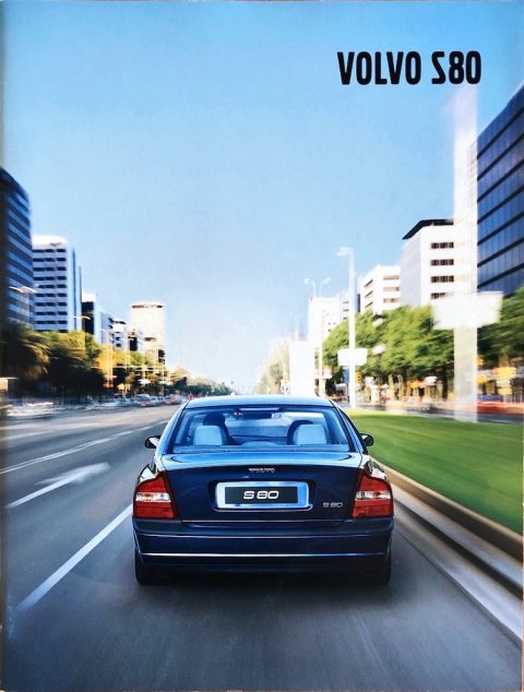 Volvo S80 nr. MS:PV 0107MY02-V1, 2001 (mj. 2002) 21,5 x 28,0, 70, NL year 2001 folder brochure (1)