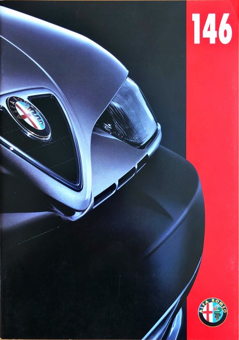 Alfa Romeo 146 nr. 46249063-V:95, 1995 A4, 40, NL year 1995 folder brochure