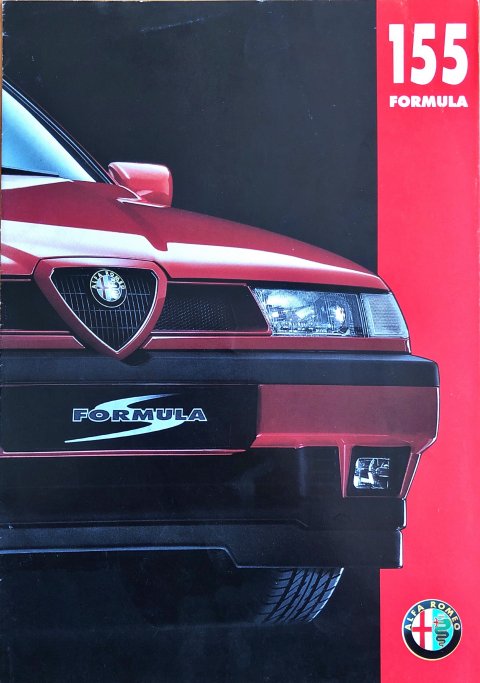 Alfa Romeo 155 Formula nr. 02.9.DK00.22, 1994 A4, 6, NL year 1994 folder brochure
