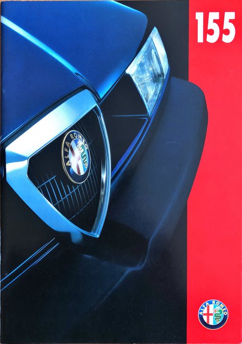 Alfa Romeo 155 nr. 46249061-V11:95, 1995 A4, 40, NL year 1995 folder brochure