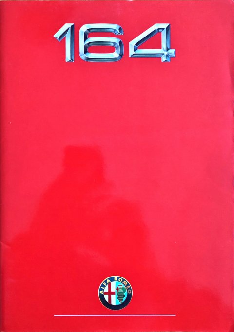 Alfa Romeo 164 nr. 899-382, 1989-09 A4, 44, NL year 1989 folder brochure
